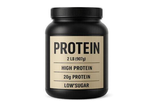 protein jar mockup
